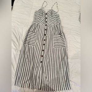 Striped spaghetti strapped dress